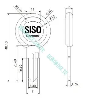 Dorobienie klucza SISO seria A00-H99 - 3